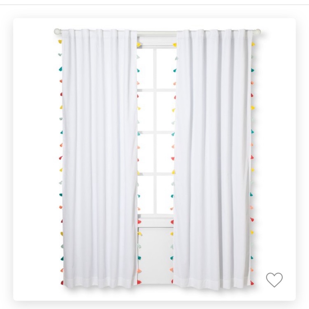 Tassel Black out curtains